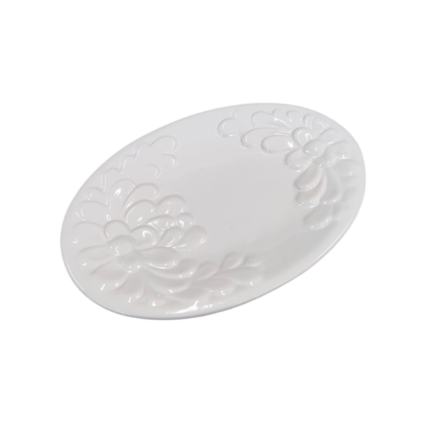 Porta Saponetta Cannes White 14,2*10*H.3cm